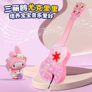 
Melody children's guitar toy playable musical instrument for boys and girls to get started with ukulele birthday gift