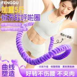 Soft Hula Hoop for Weight Loss, Abdominal Tightening, Weighted, Non-Injurious to the Waist, Special Tool for Women to Slim down the Belly, 2025 New Model for Adults 2.5kg