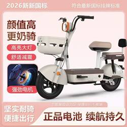 New National Standard Electric Vehicle for Adult Commuting, Electric Bicycle for Men and Women, Small Electric Scooter with Power Assist