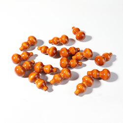 Gourd Wood Beads Solid Wood Crafts Wooden Small Gourd Handmade Creative Pendant (A00165)