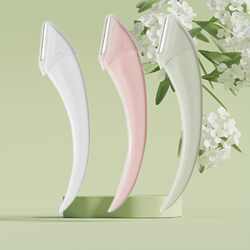 2 Curved Eyebrow Trimmers, Eyebrow Scissors, Beginner-Friendly Eyebrow Trimmers, Micro-Distance Anti-Scratch Beauty Tools