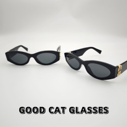 Good Cat Glasses丨11W Cat-Eye Sunglasses Miu Zhao Lusi Same Style Sunglasses Uv Protection Sunglasses