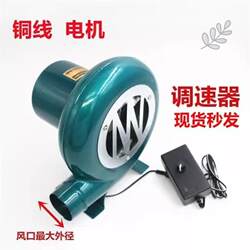 220V Powerful Blower for Wood Stoves, Small Household Stove Speed Regulator, Barbecue Oil Stove Combustion Aid Blower