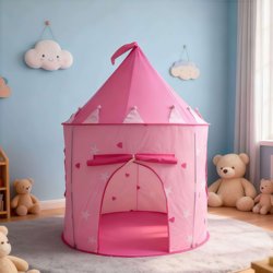 Tent Indoor Children's Cross-Border Heart-Shaped Yurt One-Touch Folding Castle Princess Playhouse
