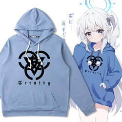 Blue Archive Collaboration Hoodie Men's Jacket Autumn Blue Archive Kofu Kajiiko Anime Merchandise Trendy Clothing