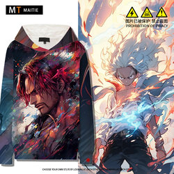 One Piece Hoodie for Men, Spring and Autumn, Nika Luffy, Zoro, Sanji Anime Merchandise Clothing Jacket