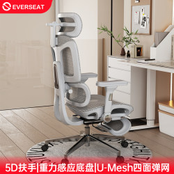 Everseat Flex6Pro Ergonomic Chair Computer Chair Four-Sided Elastic Mesh Gaming Chair for Students Who Sit for Long Periods of Time at Work