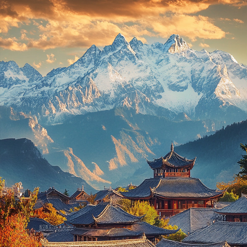 云南丽江+玉龙雪山+大理市3日2晚跟团游