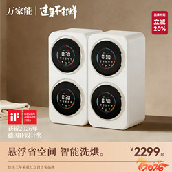 Four-Cylinder Wall-Mounted Mini Double-Cabin Washing Machine, Fully Automatic, Dedicated for Underwear, Small Washing and Drying Machine with Two Compartments