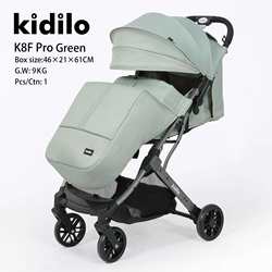kidilo baby stroller with high view, sit and lie down two-way stroller, multifunctional four-wheel shock absorber