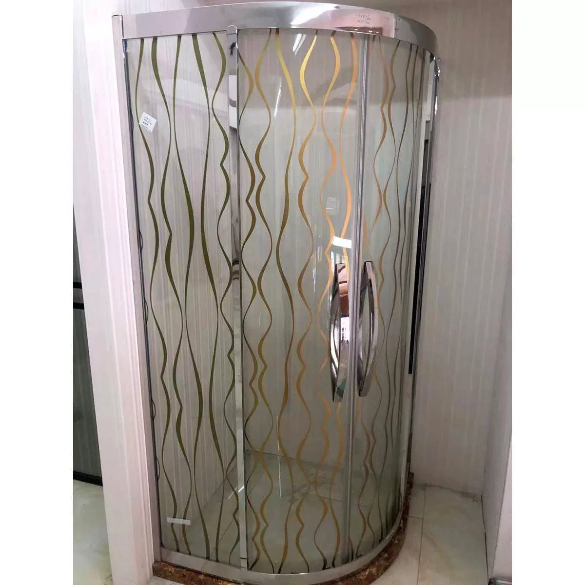 安全膜浴屏玻璃貼膜家居貼飾家用浴室淋浴房防爆膜裝飾