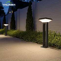 New solar lawn lamp modern simple outdoor courtyard lamp waterproof villa garden grass lamp project