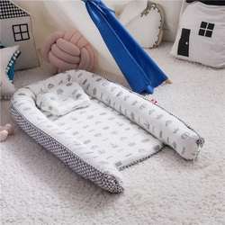 Portable bed-in-bed baby crib newborn feeding bionic sleeping bed bb bed anti-pressure and anti-vomiting