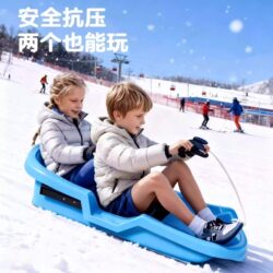 Children's Thickened Wear-Resistant Snowboard, Outdoor Equipment, Sandboard, Snow Play Tool, Adult Snow Sled, Sled for Sliding on Grass