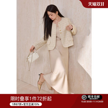 
Blue language large size women's elegant jacket