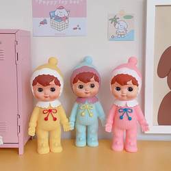 ins Girly Japanese Retro Showa-Style Doll, Cute Cartoon Nordic Minimalist Room Decoration, Desktop Ornament