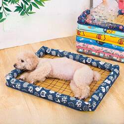 Dog Bed Cat Bed Summer Cooling Mat Dog Bed Pet Supplies Teddy Medium-Sized Dog Mattress All-Season Use Summer