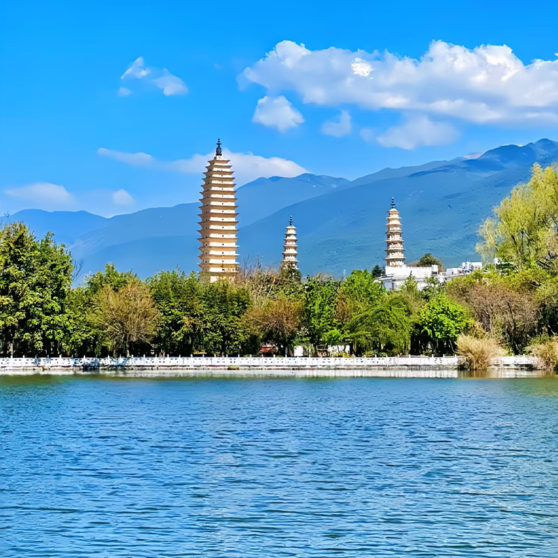 私家团云南旅游大理环洱海2日纯玩旅拍/海景房/苍山/三塔洱海游船