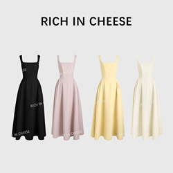 Shuhulei Gaozhi Qianjin [Long Dress Version] French-Style Spaghetti Strap Dress for Women, Summer Design Suit Dress