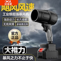 Oudeli Industrial-Grade Powerful Blower for Dust Removal, Car Washing, Water Blowing, and Snow Blowing, Small Handheld Blower