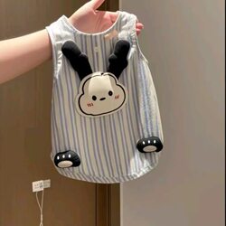 New Spring and Summer Dog Clothes, Thin Three-Dimensional Doll-Style Vest for Small Dogs Like Teddy and Bichon, Cartoon Cute Anti-Shedding Vest