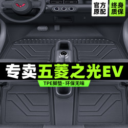 Suitable for Wuling Zhiguang Ev Floor Mats, Specialized for New Energy Vehicles, Full-Coverage Tpe Carpet, Wire Loop Interior Modification