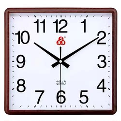 Shanghai Sanwu Brand Clock Silent Wall Clock for Living Room and Bedroom Modern Simple and Elegant Home Quartz Clock
