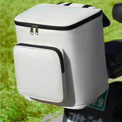 [Can Hold a Full-Face Helmet] Electric Vehicle Rear Storage Bag, Motorcycle Rear Hanging Bag, Electric Vehicle Hanging Box, Rear Seat Bag for Helmet