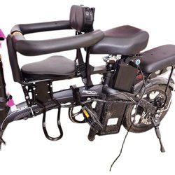 Folding electric bicycle child seat front electric bicycle baby seat driving tram baby safety chair