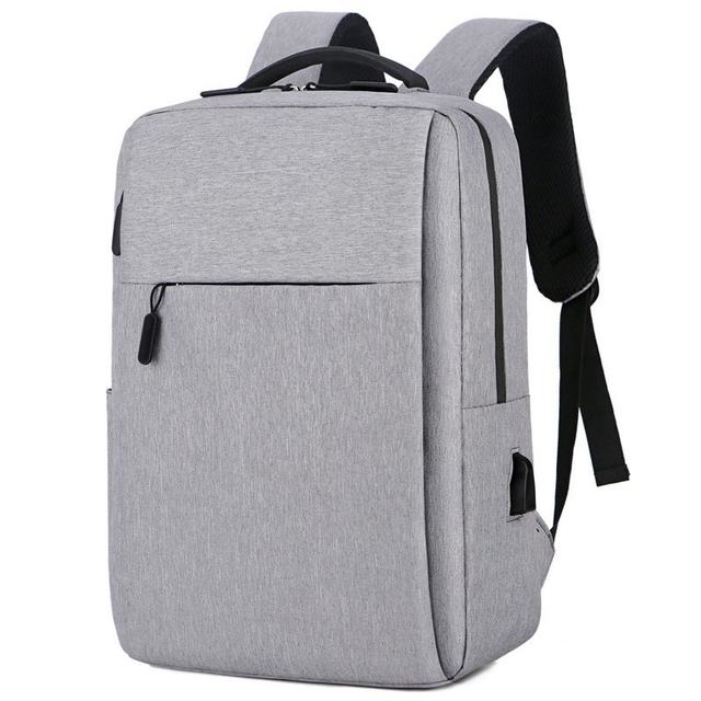 Simple computer backpack men's backpack business travel bag fashion ...