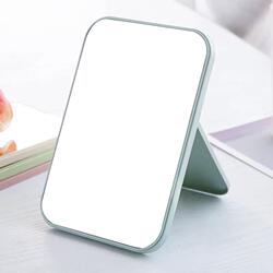 High-Definition Single-Sided Makeup Mirror, Desktop Vanity Mirror, Beauty Princess Mirror, Foldable Square Mirror, Tabletop Portable Mirror