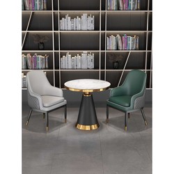 Nordic light luxury sales office negotiation chair office reception chair leisure area back chair cafe dining chair Bentley chair