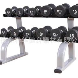 Double-layer dumbbell rack commercial 10-pack dumbbell rack gym equipment dumbbell rack commercial kettlebell rack dumbbell rack set