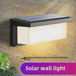 Fengming outdoor solar wall lamp garden villa courtyard entrance door road wall lamp simple modern wall lamp