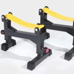 Deadlift Cushioning Stand, Adjustable Barbell Placement Rack, Weightlifting Deadlift Pad, Barbell Rack, Home Fitness Cushioning Rack