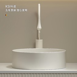 Guangdong Keshi High-End Cream-Style Ceramic Washbasin Creative Art Countertop Basin Round Washstand Countertop Basin