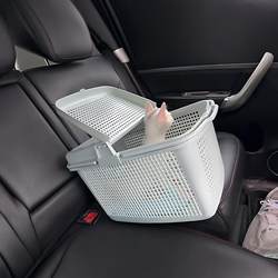 Cat Carrier Airline Crate, Pet Travel Bag for Cats, Car-Mounted Dog Cage, Breathable, Large Space, Anti-Stress Portable Basket