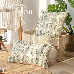 Nordic Ins Style Living Room Sofa Embroidered Throw Pillow Cushion Model Room Headboard Cushion Lumbar Pillow Backrest Pillow
