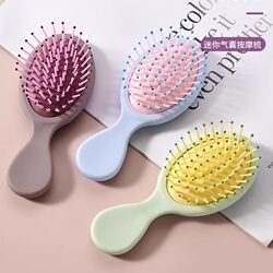 Small Comb for Women, Long Hair Styling Tool, Home Use, Anti-Static, Fluffy Hair Massage, Portable, Cute Cushion Comb