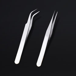 Stainless Steel Tweezers, Industrial Small Tweezers, Curved Tweezers, Bird's Nest Hair Removal Tools, Electronic Repair Tools