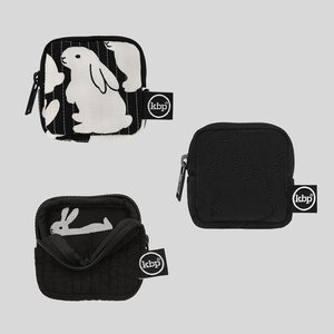 
KBP Korean Original Clutch Bag Earphone Bag Animal Pattern Cute Rabbit Pattern Little Black Rabbit