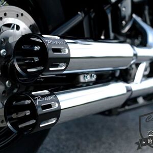 
Harley modified Reinhardt rear exhaust fat boy breakthrough Street Fighter Luwei deep and thick bass