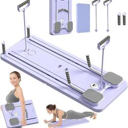 Multifunctional Abdominal Fitness Board, Pilates Board, Flat Support Board for Chest and Abdominal Muscle Exercises, Abdominal Wheel, Home Abdominal Wheel