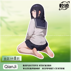 Hinata Hyuga Naruto Anime Stickers Two-Dimensional Personalized Girl Decoration Car Notebook Stickers Waterproof