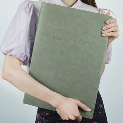 A3 High-Quality, Extra-Thick Notebook for College Students, Large Notepad, Thick Blank Lined Grid Sketchbook, Drawing Book, Special for Postgraduate Entrance Exams, Study, Office, and Art Students