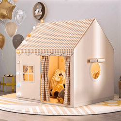 Children's Tent Indoor Girl's Toy House Baby Separate Sleeping Area Playhouse Girl's Birthday Gift Princess Castle