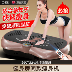 Oes Fat-Reducing Machine Shakes and Vibrates to Reduce Belly Fat, Slim down the Stomach, Reduce Fat and Excess Fat, a Lazy Person's Exercise Tool for the Whole Body