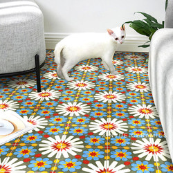 Small Daisy Flower Tiles for Living Room, Bathroom, Bathroom Wall Tiles, 200*200 Tiles, Kitchen Balcony Courtyard Floor Tiles