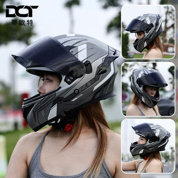 808 Helmet Motorcycle Helmet Double Lens Men and Women