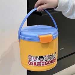 Ice insulation bucket outdoor press ice lattice cold bucket outdoor camping portable ice lattice mold cold drink bucket